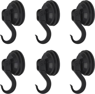 Ophanghaak - Extra Sterk - Zuignap Met Haak - 35MM - 2kg Draagkracht - 6 Stuks