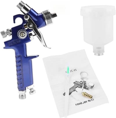 Mini Pneumatische Spuitgun 0.8/1.0mm met 125ml Inhoud voor Auto Lak Reparatie en Precisie Spuiten