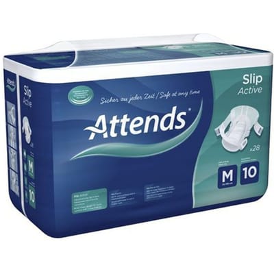 ATTENDS Slip Active 10 Medium - 1 pak van 28 stuks