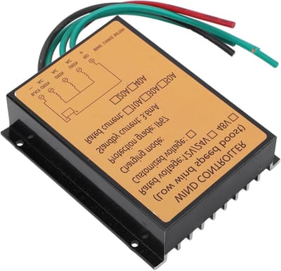 Windturbine Laadregelaar - Windgenerator Controller - Accu's Laden - Automatisch Rem systeem - 400W 12V/24V - Aluminium