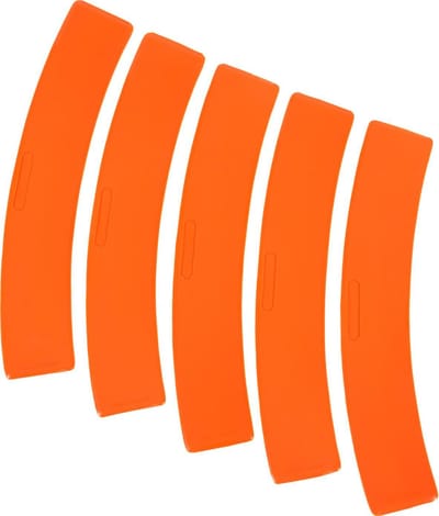 Spordas vloermarkers gebogen lijnen set van 10 antislip vinyl.