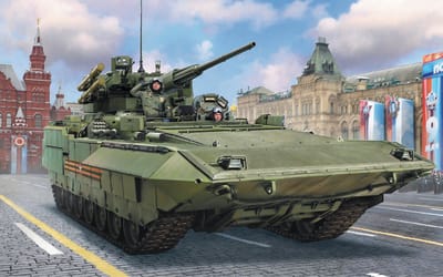 Zvezda Modelbouwpakket Militaire voertuigen - 3623 Russian w/57mm - ATAKA at missiles TBMP T-15 - ARMATA Plastic - 1:35 - Modelbouw