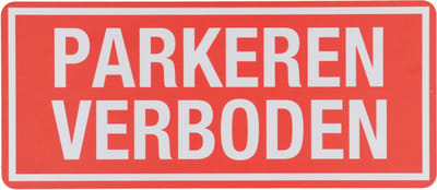 Aanduidingsbord Z144 Parkeren Verboden