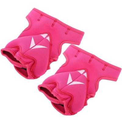 Sport Unisex Halve Vinger Verzwaarde Handschoenen Zandzak voor Bokstraining Fitness roos roze