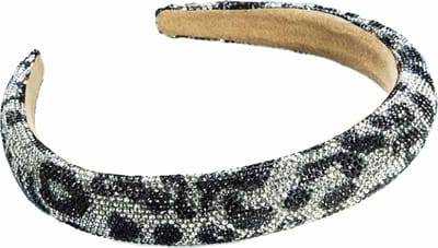 Glamour Haarband / Diadeem | Leopard Black | Fashion Favorite