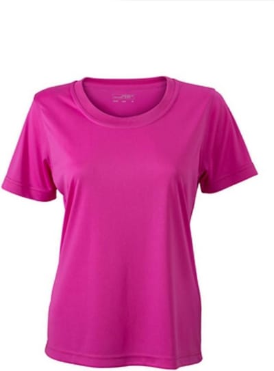 James and Nicholson Vrouwen/dames Actieve Tee (Roze)