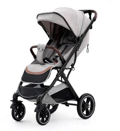 Studio Lyma Buggy - Plooibuggy - Reisbuggy - 0-4 jaar - Opvouwbaar - Zit- en ligstand - Grote boodschappenmand- Met klamboe, regenhoes, voethoes en 3D-kussen
