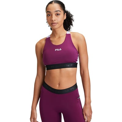 FILA Reocin Running Bra Plum Caspia-lavender Größe: XS | Sport BHs Outlet | Damen | Magenta