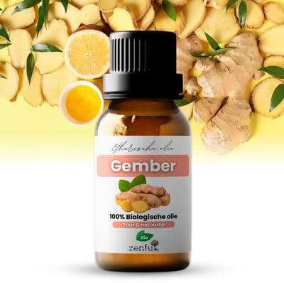 Gember etherische olie - Puur & Biologisch - 5ml