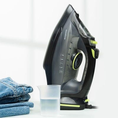 Fer à repasser à vapeur sans fil 2 en 1 InnovaGoods Stiron 2400 W 20-30 g/min noir