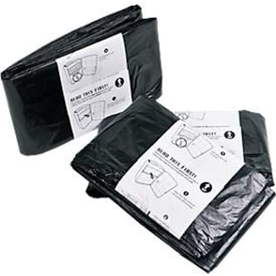 Afvalzakken voor Janibell Privé afvalemmer, 10 x 30 l, 100% biologisch afbreekbaar, HDPE, zwart