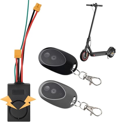 Scooter Alarm - Diefstalbeveiliging Systeem - Voertuig Beveiligen - Bewegingssensor - 10.4 x 3.8 cm - Zwart