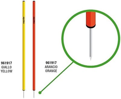 Set van 5 Slalom Palen Trainingshulpmiddel 170 cm - Ideaal voor Voetbal, Rugby en Sporttraining