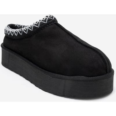 Avelia Leren Winterpantoffels