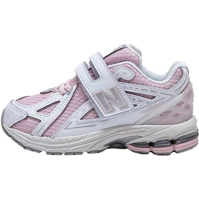 New Balance Synthetisch Leer Mesh Klassiek Sportief Casual Antislip Schokabsorberend Ademend Hardloopschoenen Kindersneakers PV1906CW 30 gray