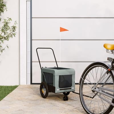 Robuuste Hondenfietskar met Oxford Stof - Veilig en Comfortabel Vervoer voor Huisdieren