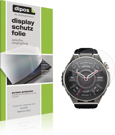 dipos – 6x Matte Beschermfolie geschikt voor Amazfit Balance Ultra | Krasbestendige & antireflecterende Screenprotector Ultra-Thin