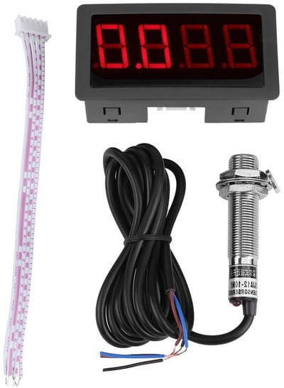 Digitale LED Snelheidsmeter en Toerenteller met Inductieve Hall Sensor en Proximity Switch - Precisie en Betrouwbaarheid voor Auto's