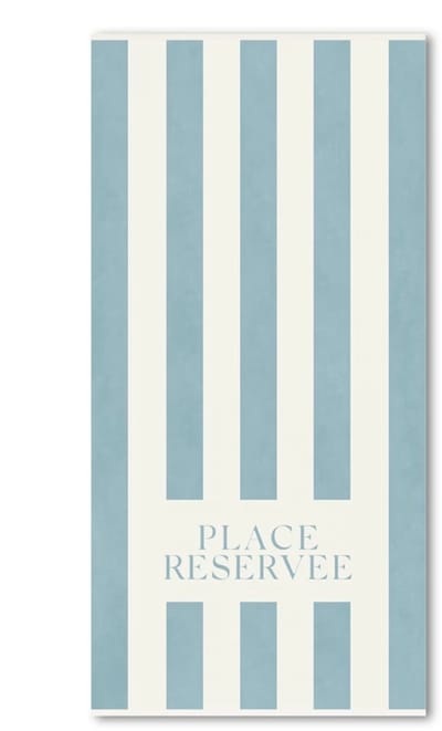 Place Réservée Classic beach towel 100x200cm atlantic