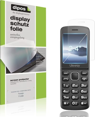 dipos – 4x Matte Beschermfolie geschikt voor Tosaju T1208 | Krasbestendige & antireflecterende Screenprotector Ultra-Thin