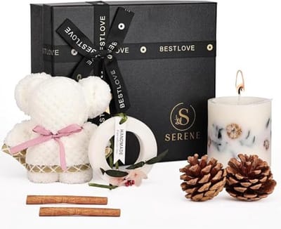 Cadeauset voor dames met geurkaarsen en luchtverfrisser - Originele geschenken voor vrouwen