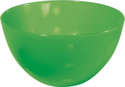 Juypal Serveerschaal/slakom - groen - 5 liter - kunststof - D26 x H14 cm