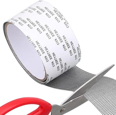Reparatieset Raamscherm - Schermplakband - Gaten Dichten - Sterke Hechting - 1.96 inch Breed - Wit