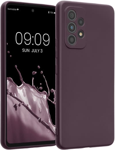 kwmobile metallic telefoonhoesje van TPU - geschikt voor Samsung Galaxy A53 5G - Flexible case voor smartphone - In metallic braam