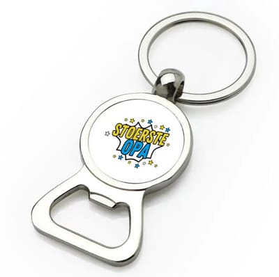 Akyol - stoerste opa flesopener - Opa - beste opa - verjaardagscadeau - cadeau voor opa - kado - gift - 9 bij 3 cm