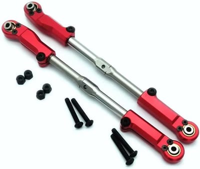 Verstelbare Spoorstang - Trekstang Spanner - RC Auto Afstellen - Roestvrij Staal Schroefdraad - 16.99 x 5.41 x 2.79 cm