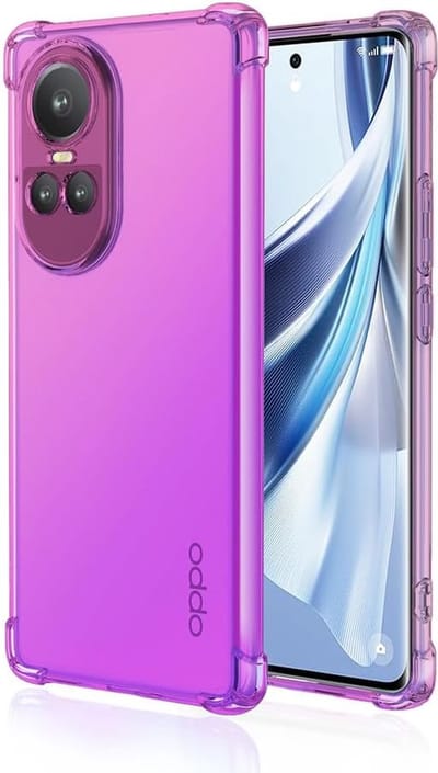 Geschikt voor OPPO Reno 10 / OPPO Reno 10 Pro 5G - Schokbestendig - bumper hoesje - Roze