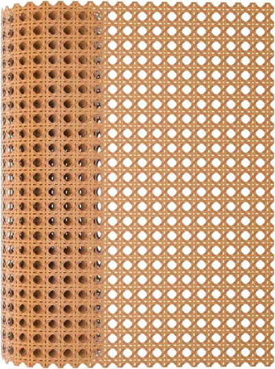 Kunststof Rotan Riet Singel - Riet Weefsel Rol - Meubels Decoreren - Open Gaas Weving - 17 x 79 Inch