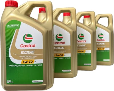 4x Castrol 5w30 LL Edge 5L VOORDEELPAK