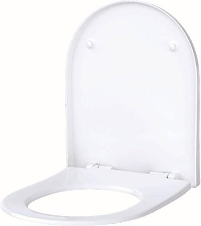 WC-bril Slank - Toiletzitting Deksel - Hygiënisch Werken - Softclose Mechanisme - 355 x 435 cm - Wit