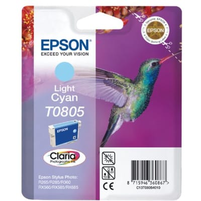 Inktcartridge epson t0805 lichtblauw