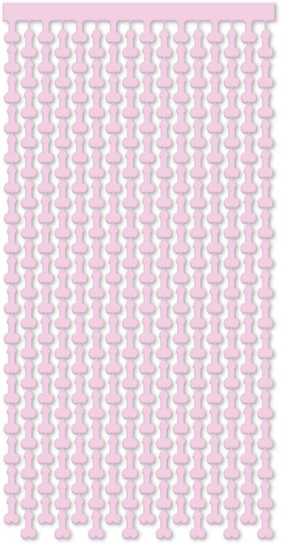 LUQ – Same Penis Forever Foliegordijn – Luxe Decoratie – Feest Versiering – Direct Ophangen – Bachelorette Party