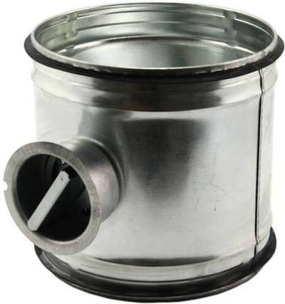 Handbediende regelklep Ø 100mm voor spirobuis