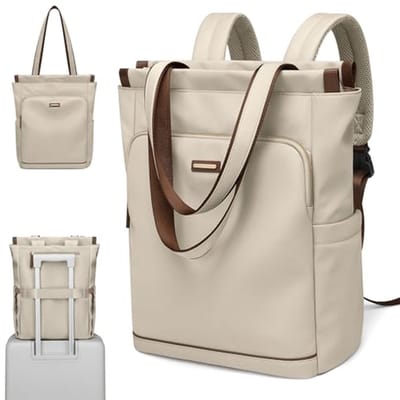 Dames Convertible Laptop Rugzak - Casual Dag Rugzak voor Werk, College en Reizen