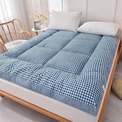 Opvouwbare Matras - Futon Slaapmat - Comfortabel Slapen - Ademende Stof - 120 x 200 cm - Grijs