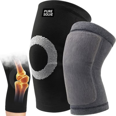 Kniebrace - knie artritis - one size - knie pijn - kniebraces - kniebrace artrose - dames en heren - knie verwarming