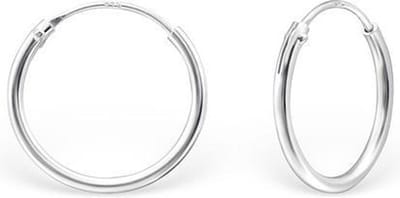 Amanto Oorbellen Els - 925 Zilver E-Coating - ∅14mm