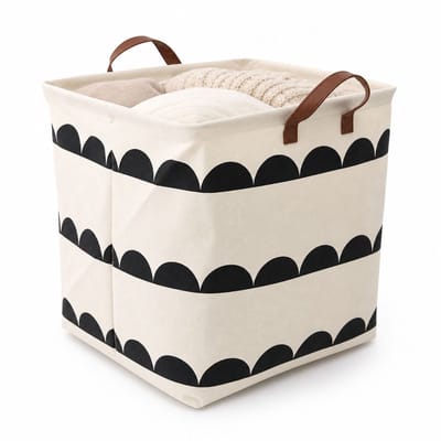 VHV - Wasmand - Opvouwbare wasmand - Opbergmand met handvatten - Wasbox voor kleding - Voor slaapkamer badkamer en reizen