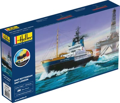 Heller Modelbouwpakket Schepen - 56620 Smit Rotterdam Ship - Starter Kit Plastic - 1:200 - Modelbouw