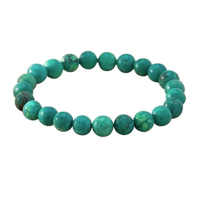 Montebello Armband Lacy Turkoois - Kralen Turquoise - 8mm - Genezend - Rek