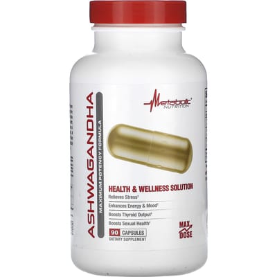 Metabolic Nutrition, Ashwagandha, 90 Capsules