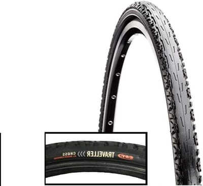 Fietsband - Banden - All-season fietsen - Demislip profiel - 26 x 1.60 - Zwart