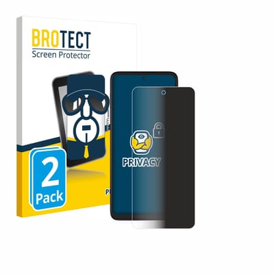BROTECT - privacy screenprotector voor Motorola Moto G Play 2026 - Folie Beschermfolie Blauwlichtfilter 2 Stuks