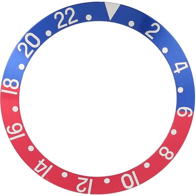 Aluminium Horlogebezelring Mechanisch Horloge Bescherming Schaalring Horloge Vervangingsonderdelen blue