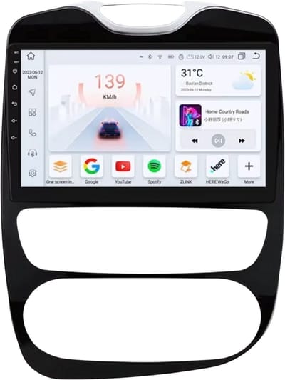 Autoradio met bluetooth - Carplay - Voor Renault Clio 4 (2016-2019) - Geschikt voor Apple en Android - Stereo - Navigatie - Navigatiesysteem auto - 4GB 32GB