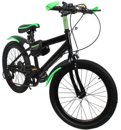 20 Inch Kinderfiets Mountainbike voor Jongens en Meisjes - 7 Versnellingen, Dubbele Schijfrem, Geschikt voor 130-150 cm
